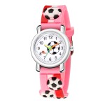 Watch for kids, ball - football design, multicolor, model 4RAR